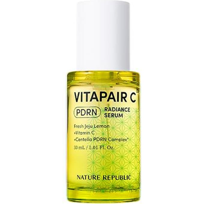 Nature Republic Vitapair C PDRN Glow Sérum 30ml + Sérum Taches Brunes 5ml Ensemble yellow