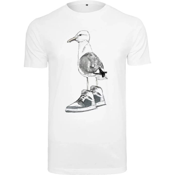 Mister Tee - Seagull Sneakers Heren Tshirt - M - Wit
