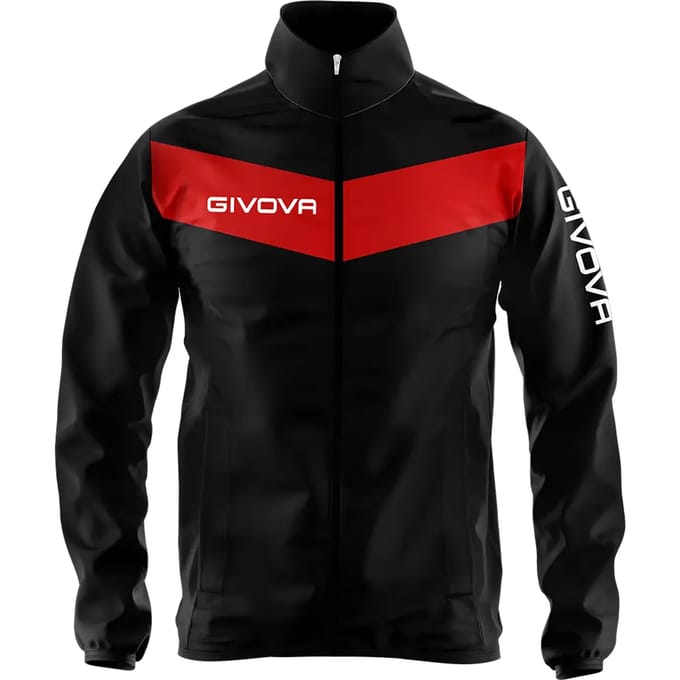 Givova Rain Scudo Jas Rood,Zwart XL Man