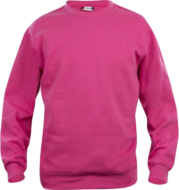 Clique Basic Roundneck 021030 - Helder kersen - XXL