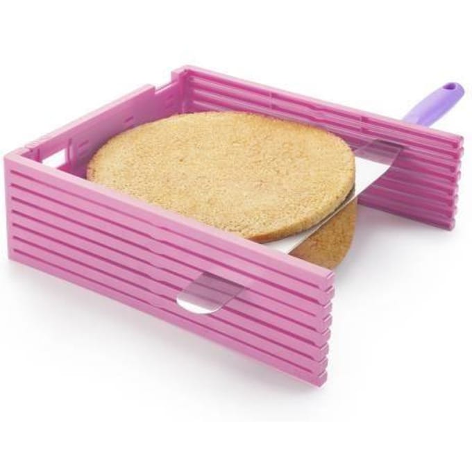 Ibili 748700R Kit de Coupe-gâteau Plastique Rose 20 x 10 x 10 cm