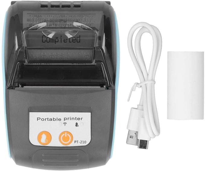 Dailygoods- Labelprinter Draagbaar 58 Mm - Thermische Printer - Verzendlabel - Bluetooth - Labelprinter Etiketten - Hoogwaardige Kwaliteit