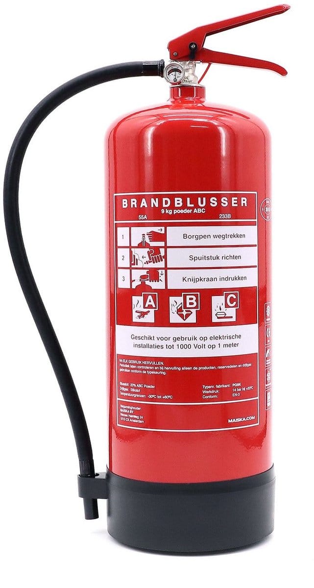 MAISKA - Poederblusser AB -30ºC 9 kg