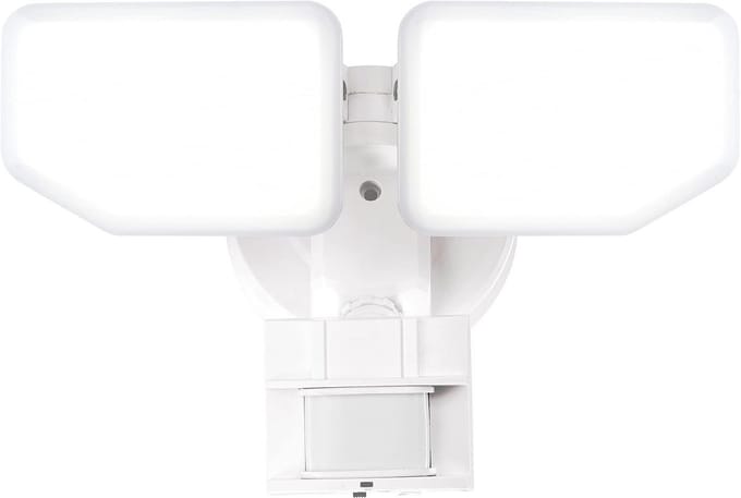 Krachtige 30W LED Buitenlamp met Bewegingssensor - 2600LM, Helder Wit Licht