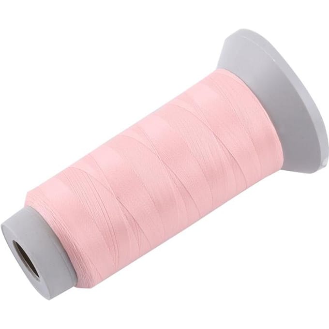 Gloeidraad spoel Machine Handborduurwerk Naaigaren Roze 1000 Yards white
