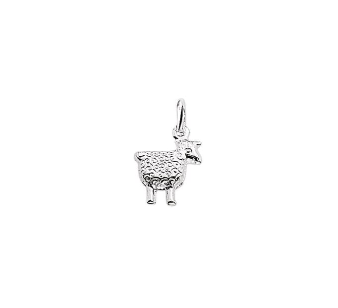 zilver gerhodineerd hanger schaap 1329602