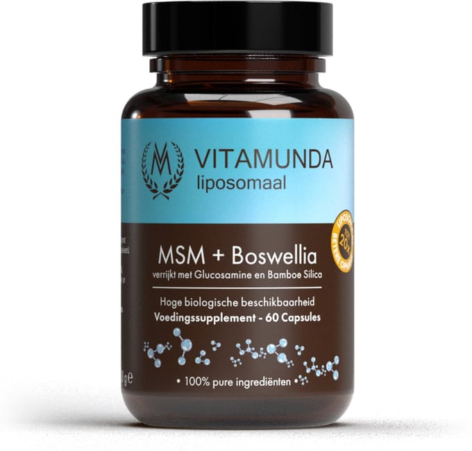 Vitamunda MSM+ boswellia 60 Capsules