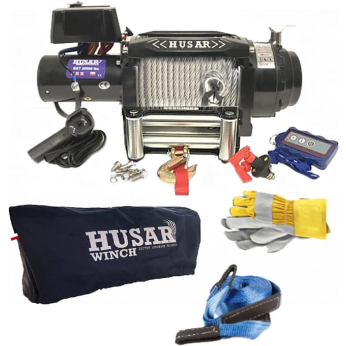 Kabellier voor montages en speciale voertuigen HUSAR WINCH BSTS20000LBS24VKIT1