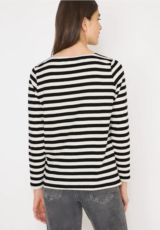 Gestreept basic shirt