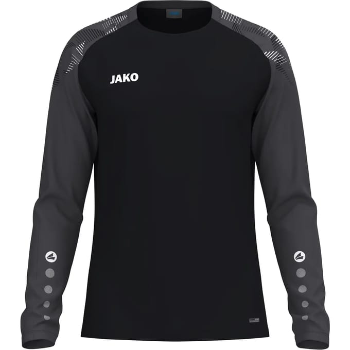 Jako Sonic Longsleeve Heren - Zwart / Antraciet | Maat: M