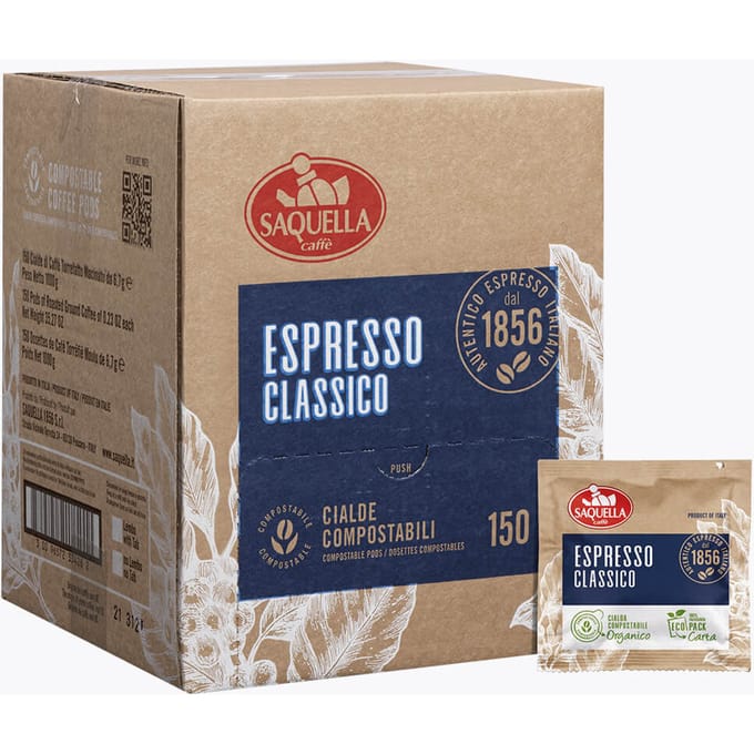 Saquella Cialde Regular 150 E.S.E. Pads