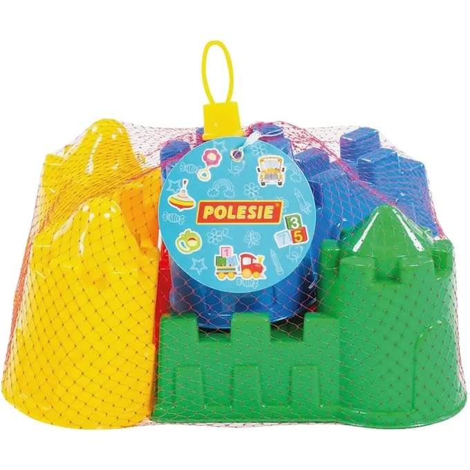 Voorgevormd kasteel strandspellen Polesie (x4)