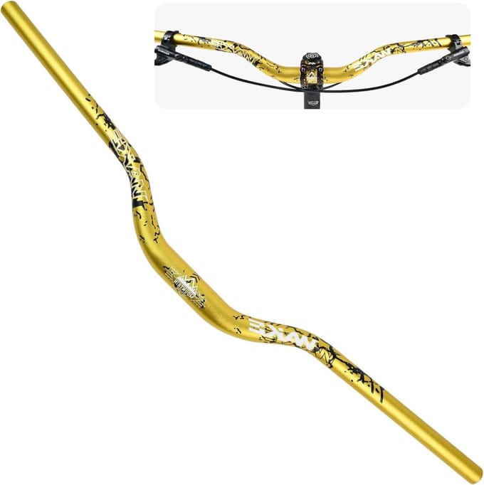 Fiets Stuur - Riser Bar - Fietsen Verbeteren - Extra Lange Breedte - 720 mm - Goud