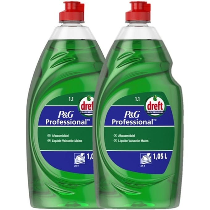 Afwasmiddel Dreft Professional 2 x 1,05 liter
