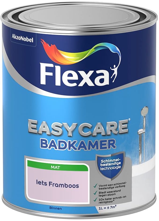 Flexa - Easycare Badkamer - Iets Framboos - Mengverf - 1 L