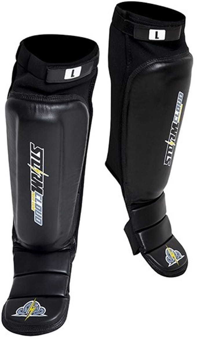 StormCloud Lightning Serie - Scheenbeschermer MMA - XL - Lichte Constructie - Neopreen Sok