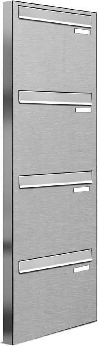 Brievenbus groot inbouw 4 adressen type 2
