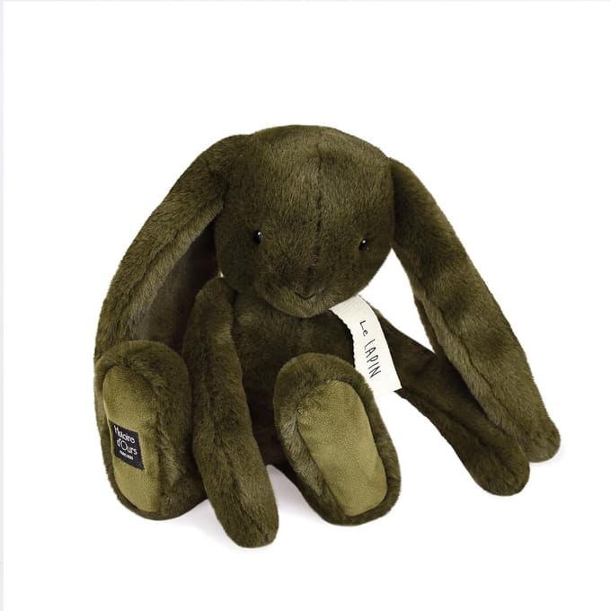 Zacht Pluchen Konijn Kaki - 32 cm - Knuffelbaar Cadeau