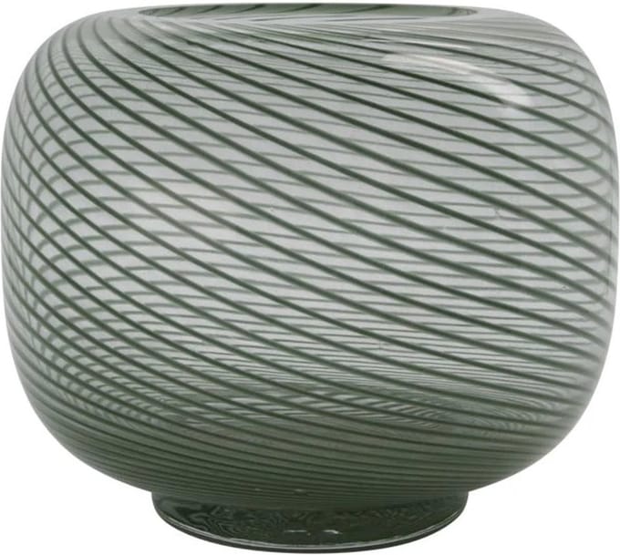 House Doctor Vaas Swirl groen 23cm
