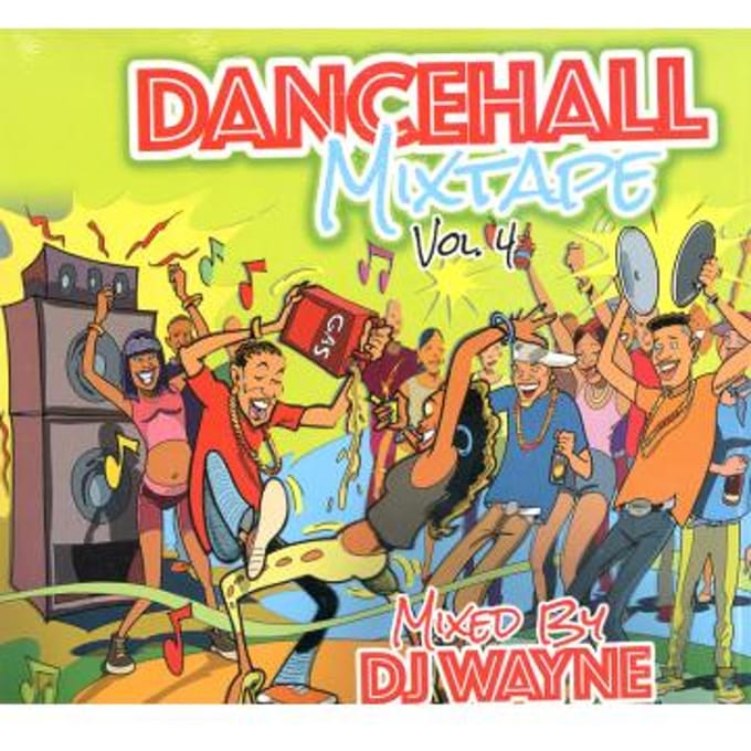 CD DJ WAYNE - Dancehall Mixtape Deel 4 (Mix-cd) TRCD1036 Tad's 2017 Jamaica Reggae, Ska & Dub