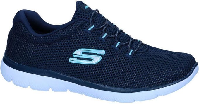 Skechers Summits dames sneakers blauw - Maat 38 - Extra comfort - Memory Foam