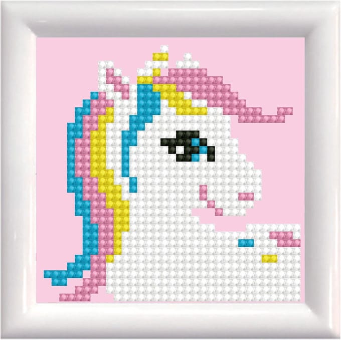 Diamond Dotz diamond painting speelgoed - Pretty Uni - dieren thema.