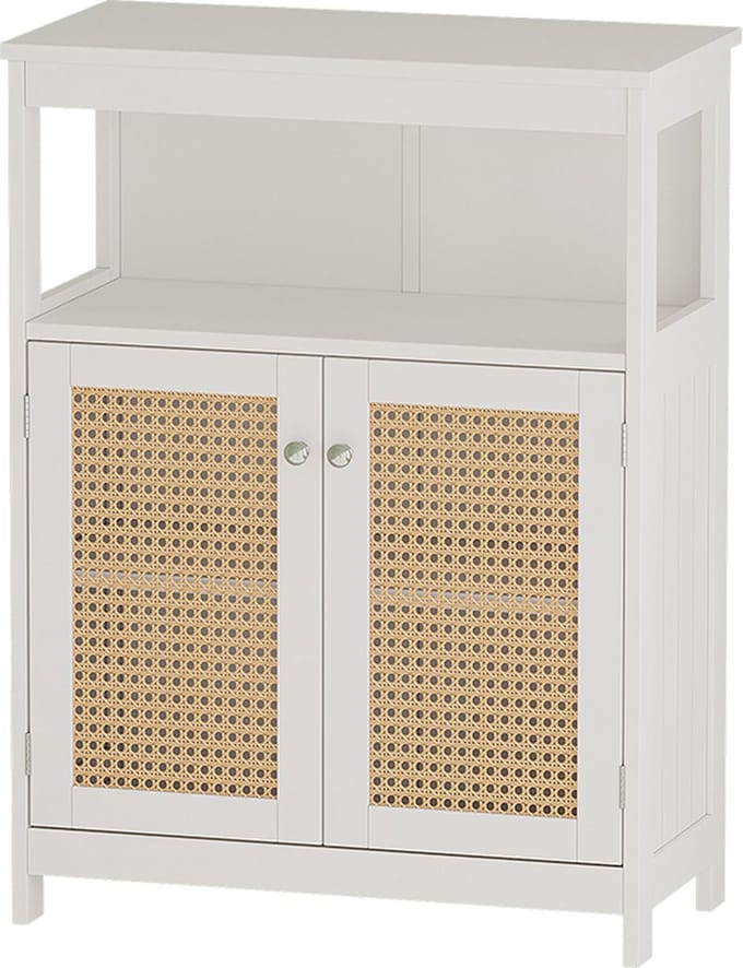 Vicco Rosario Halfhoge kast – 60 x 80 cm met deuren en open vak Wit