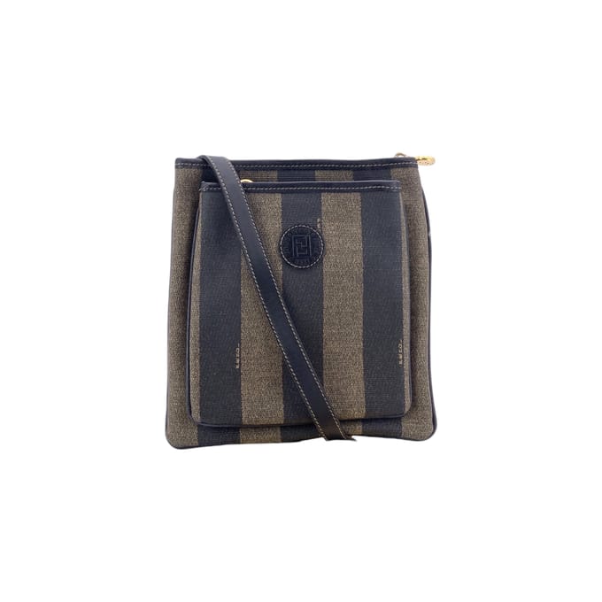Fendi Vintage stoffen handtas Pequin