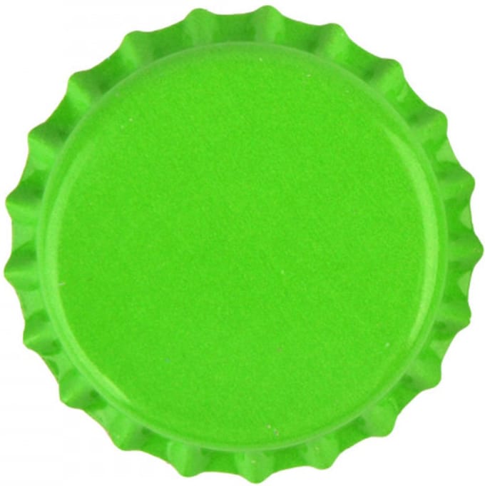 Kroonkurken Groen 26 mm (verpakt per 100 stuks)