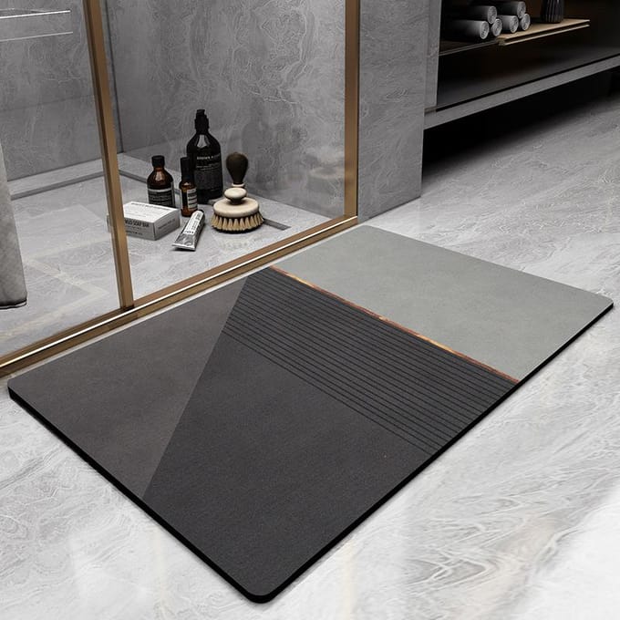 Diatomeeënaarde Badmat Toilet Antislipmat Deurstapmat Badkamer Sneldrogende Absorberende Mat Toiletdeur 80*120CM