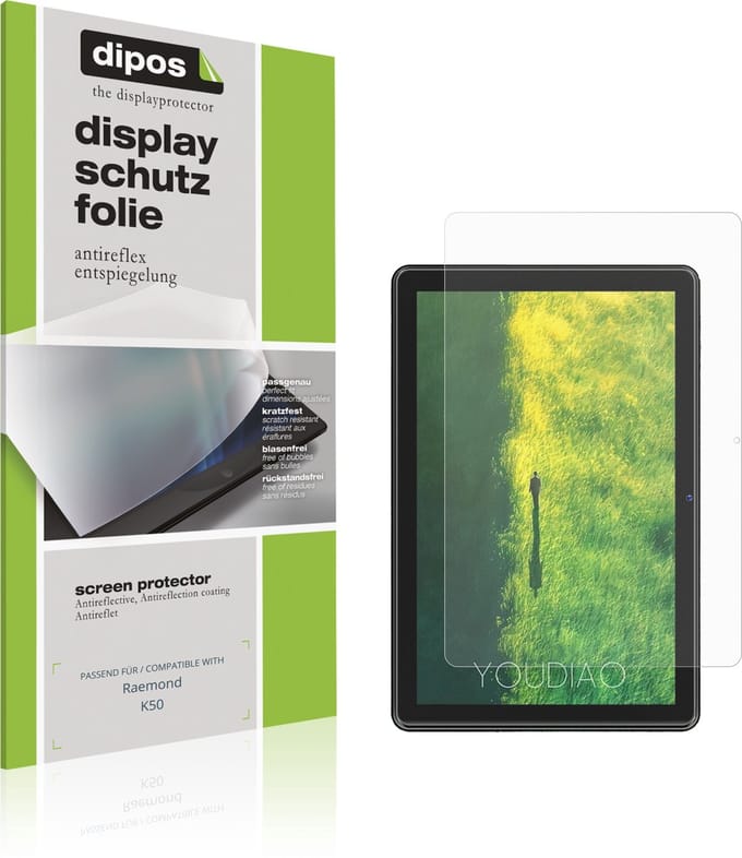 dipos – 2x Matte Beschermfolie geschikt voor Raemond K50 | Krasbestendige & antireflecterende Screenprotector Ultra-Thin