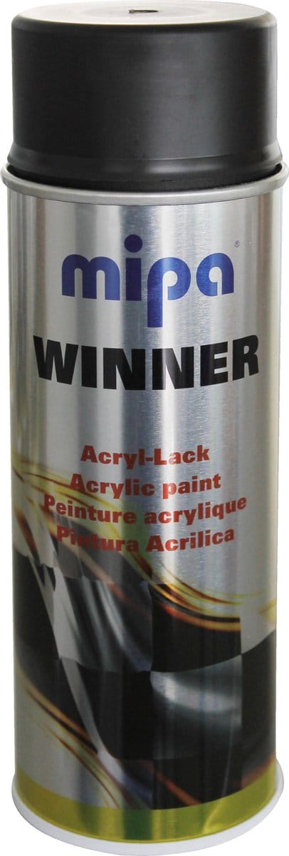 MIPA Winner MAT ZWART spuitbus 400ml