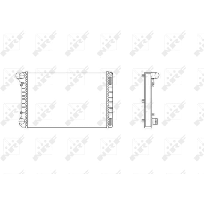 Radiator, motorkoeling NRF 53665