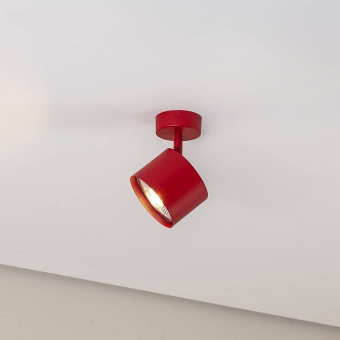 Argon Plafondspot Chloe verstelbaar 1-lamp, rood