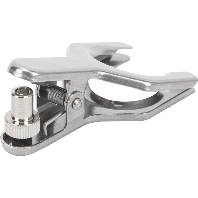 Sferische Knelklem Roestvrij Staal Sferische Gewrichtsklemhouder Knelclip Laboratoriumgereedschap40# white