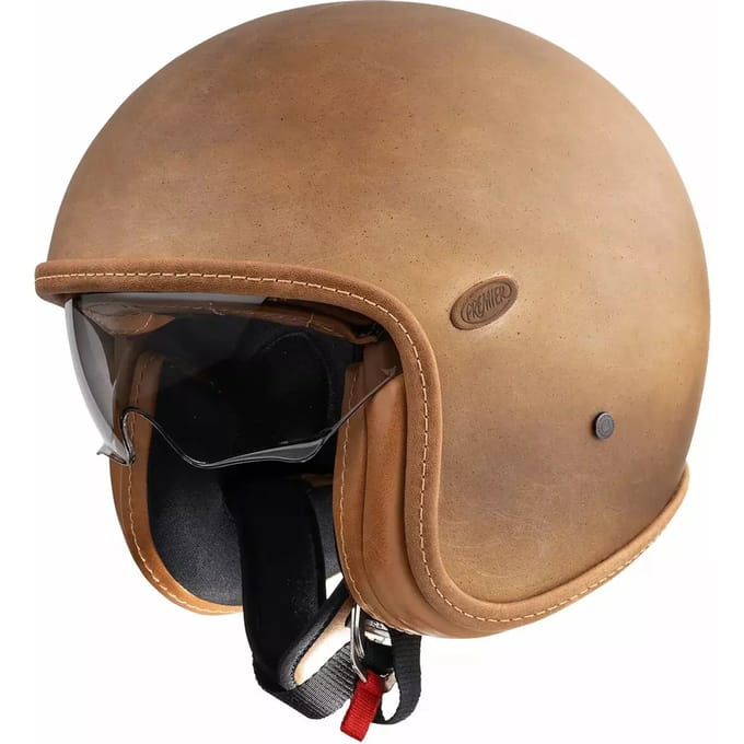 Jet motorhelm Premier Vintage Platinum BO