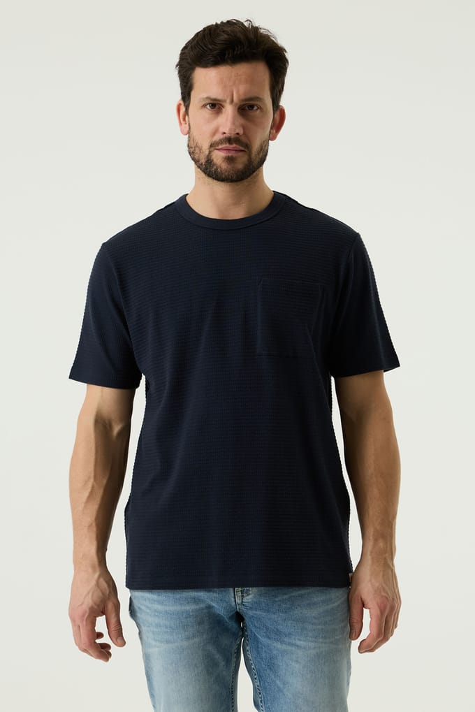 Pilot t-shirt donkerblauw