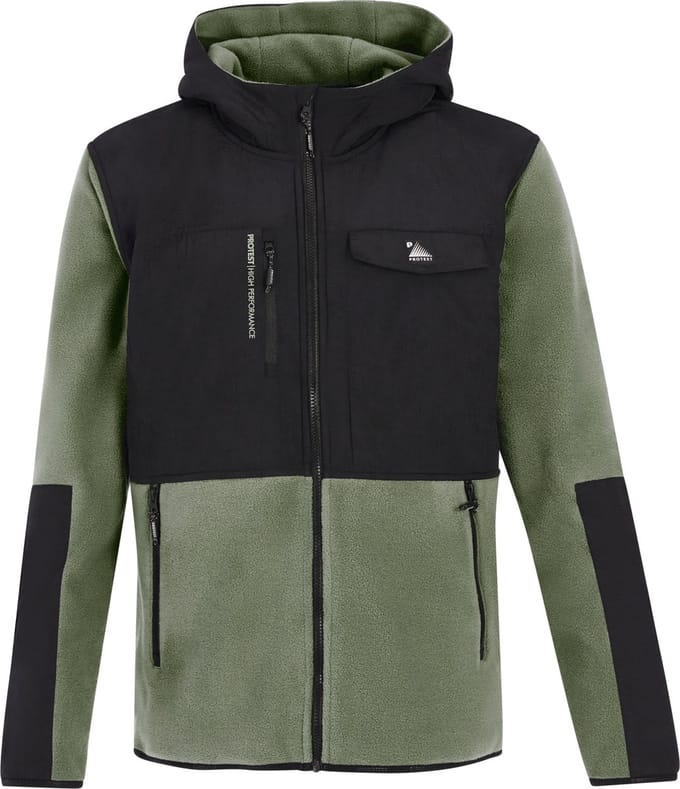 Protest Prtgrid – Skipully Heren – Ritssluiting – High-pile fleece