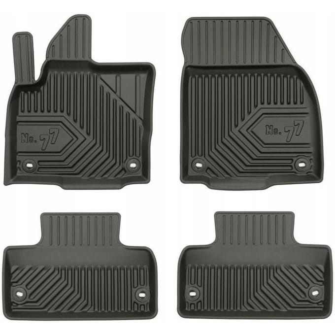 FROGUM No.77 - Automatten Set - Land Rover RANGE ROVER Evoque automat - TPE rubber - 3D randbescherming - Perfecte pasvorm