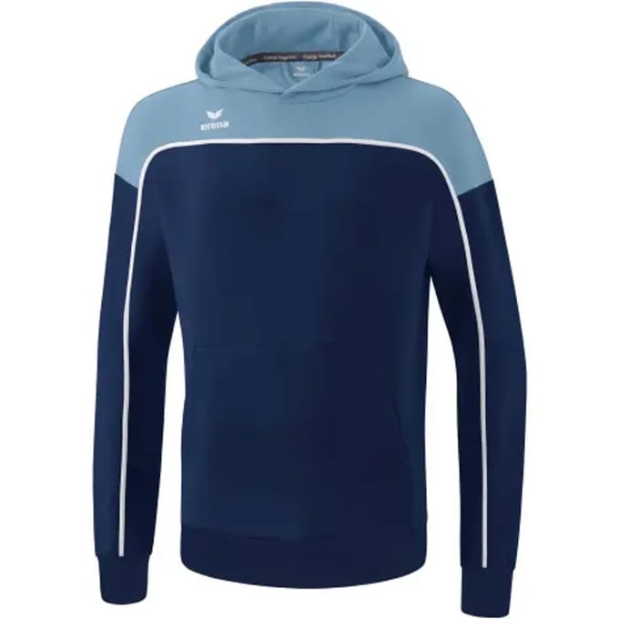 Erima Change Sweatshirt Met Capuchon Heren - Wit / Faded Denim / New Navy | Maat: M