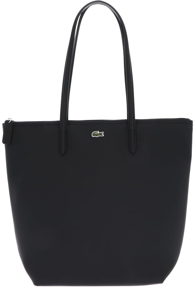 LACOSTE shopper Vertical Shopping Bag Noir zwart