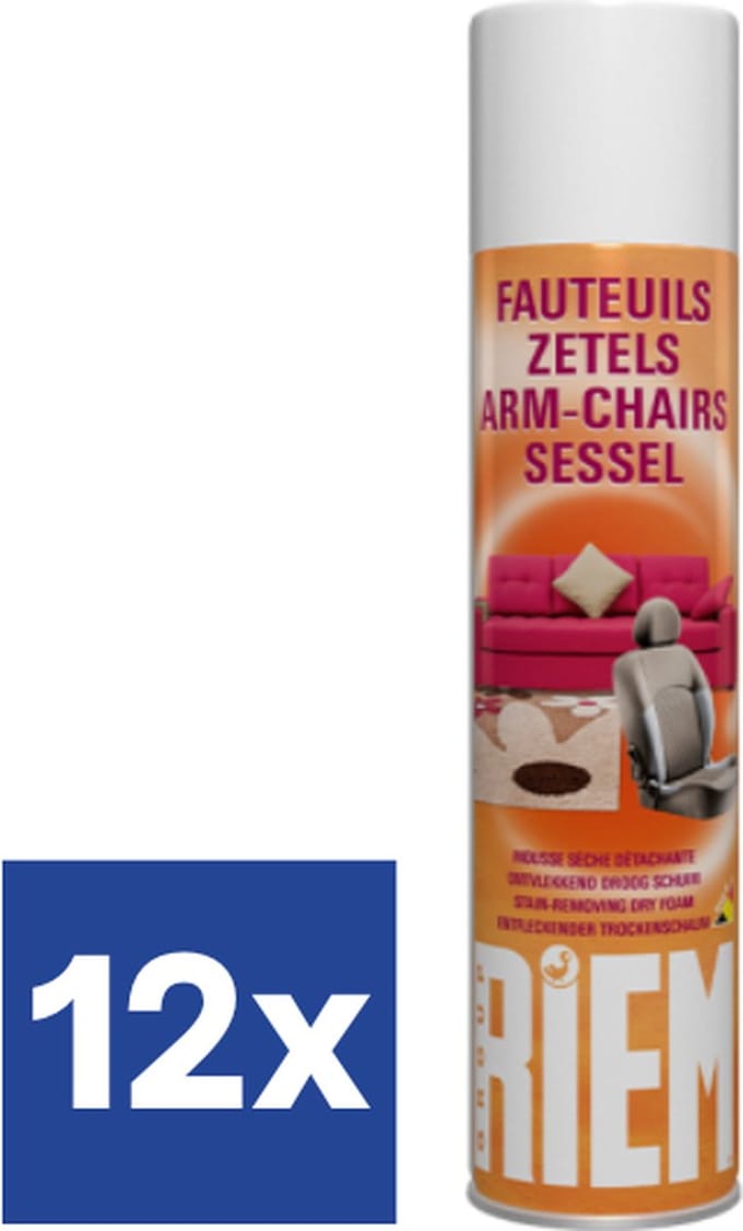 Riem Zetelreiniger - 12 x 400 ml - Voordeelverpakking