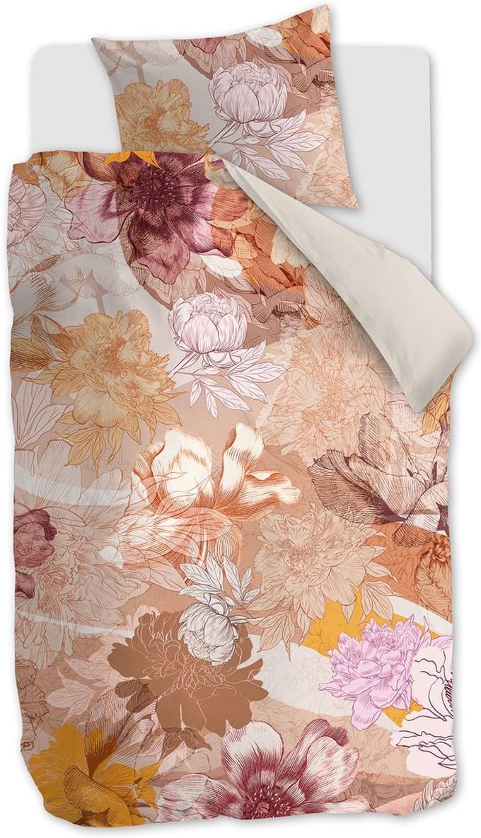 Kardol Floraison dekbedovertrek - Eenpersoons - 140x200/220 - Multi