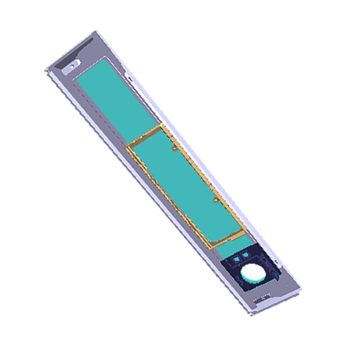 AEG controlepaneel, inox 140206545018