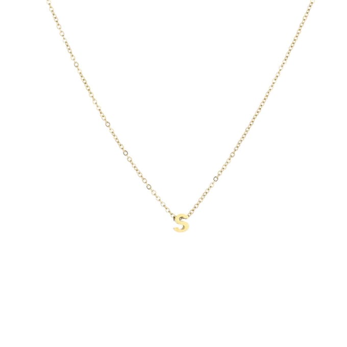 Letter-Ketting-S-Goud