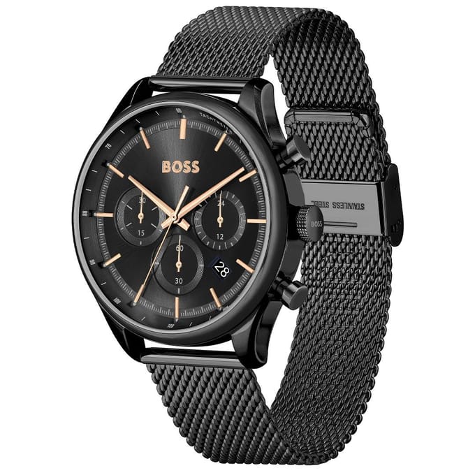 Hugo Boss 1514065 Gregor Herenhorloge 45 black
