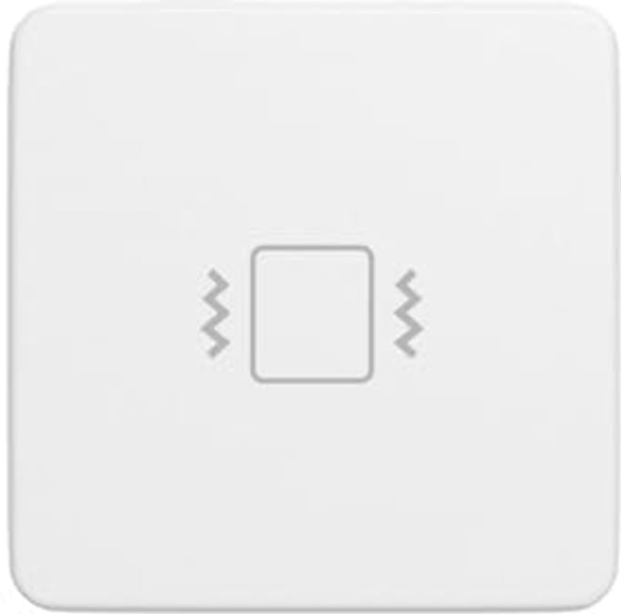 Zigbee Trillingssensor - Bewegingsmelder Alarm - Huisbeveiliging - Instelbare Gevoeligheid - 5.61 x 1.27 x 5.61 cm - Wit