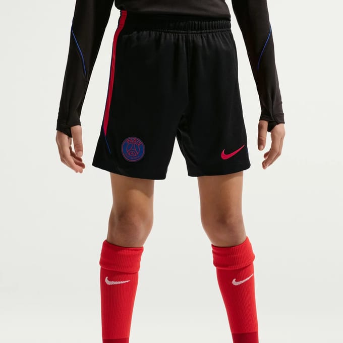 Nike Paris Saint Germain Strike Shorts Junior - Zwart - Kind, Zwart 7-8Y