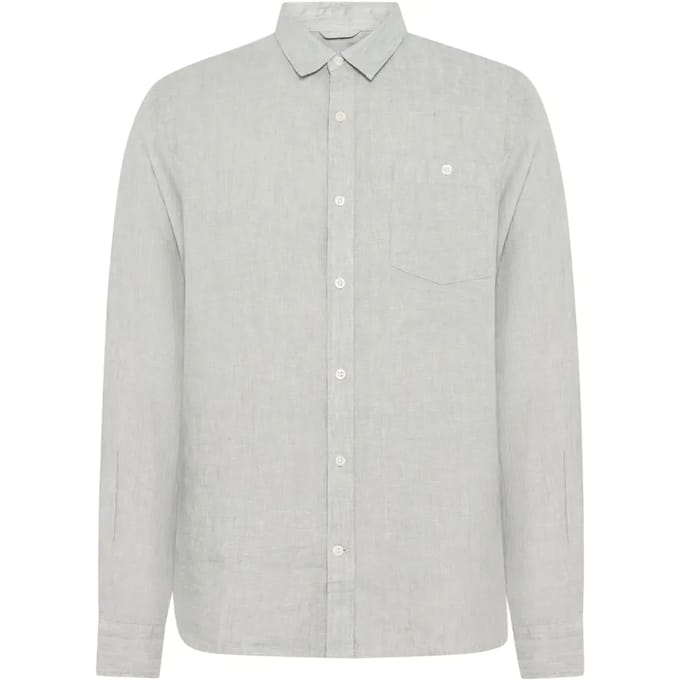 Overhemd Lange Mouw Knowledge Cotton Apparel Knowledge Cotton Apparel Shirt Stripe Grey