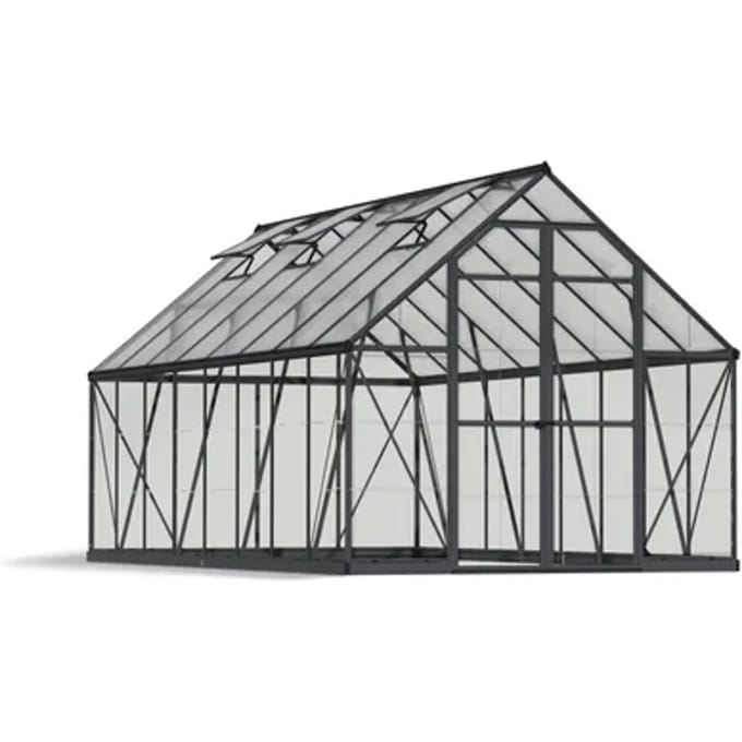 Canopia Tuinkas Balance 8x16 - Hybride - Grijs - 244x487x229cm